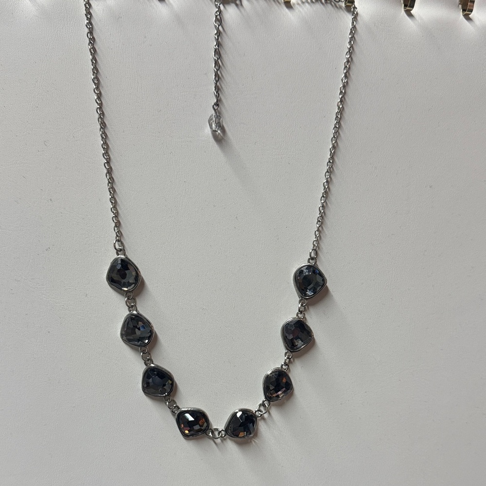 Elegant Black Stone Necklace
